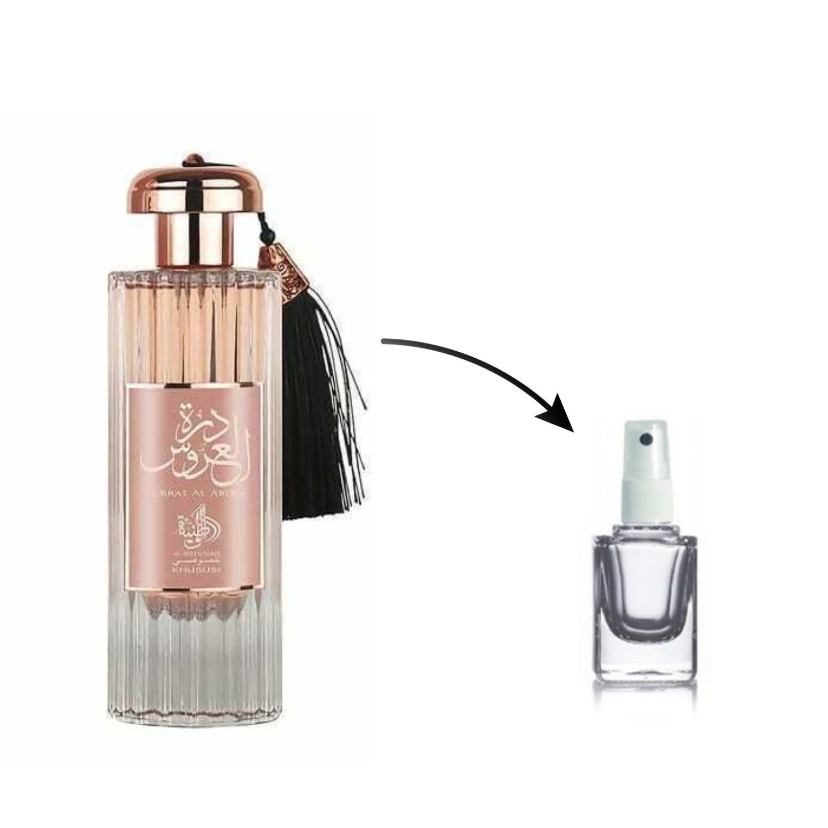 Perfume Árabe Lattafa Durrat Al Aroos Eau de Parfum (Decante)