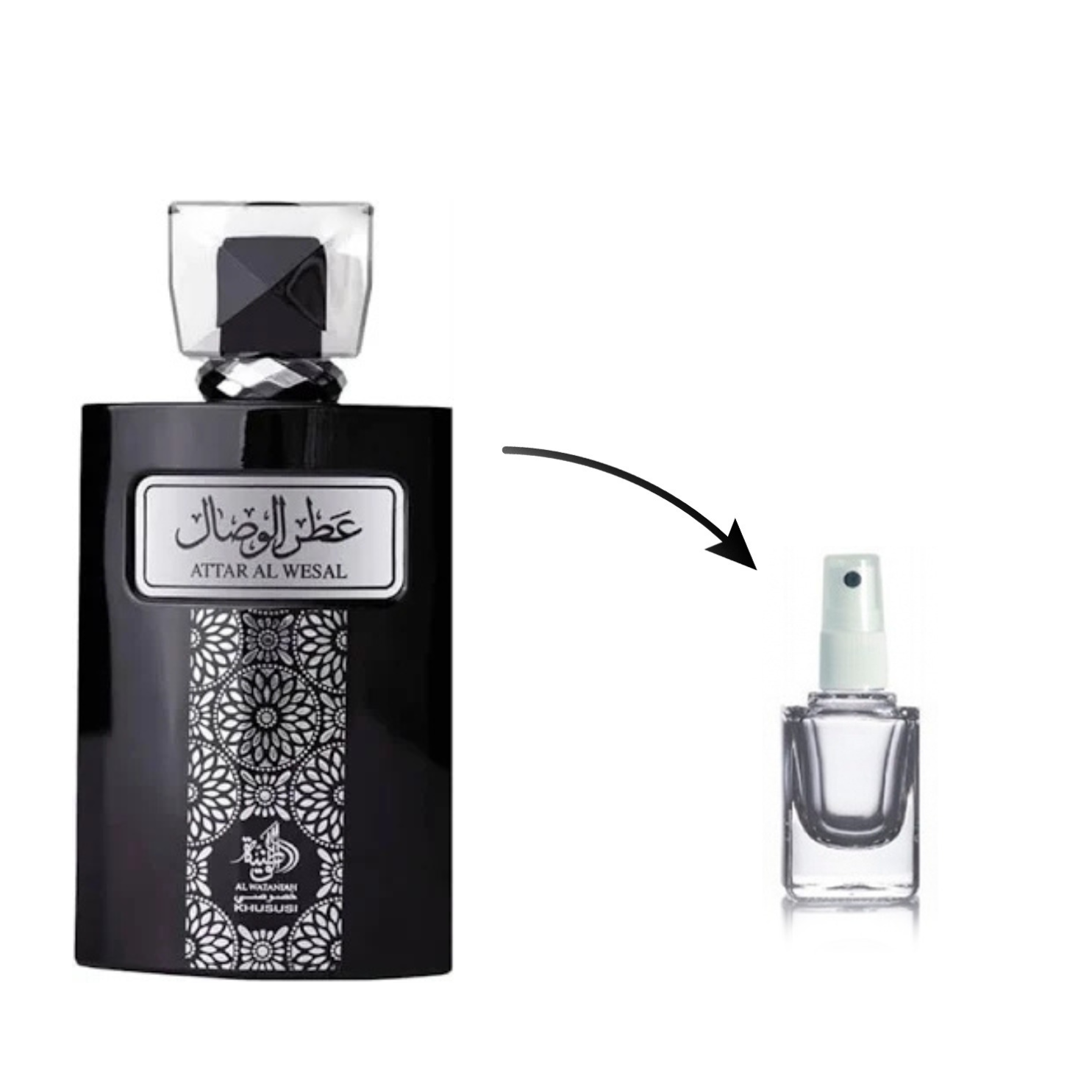 Perfume Árabe Attar Al Wesal Eau de Parfum (Decante)