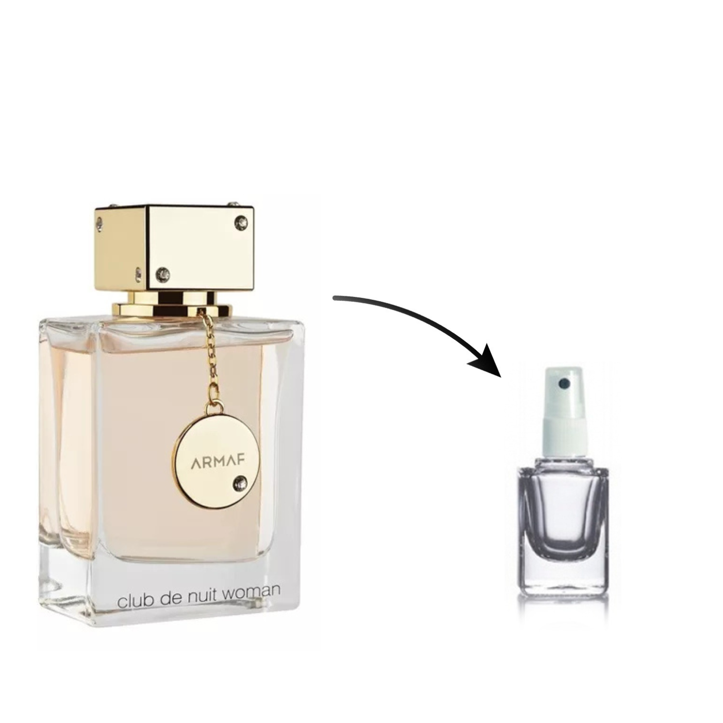 Perfume Árabe Club de Nuit Woman (Decante)