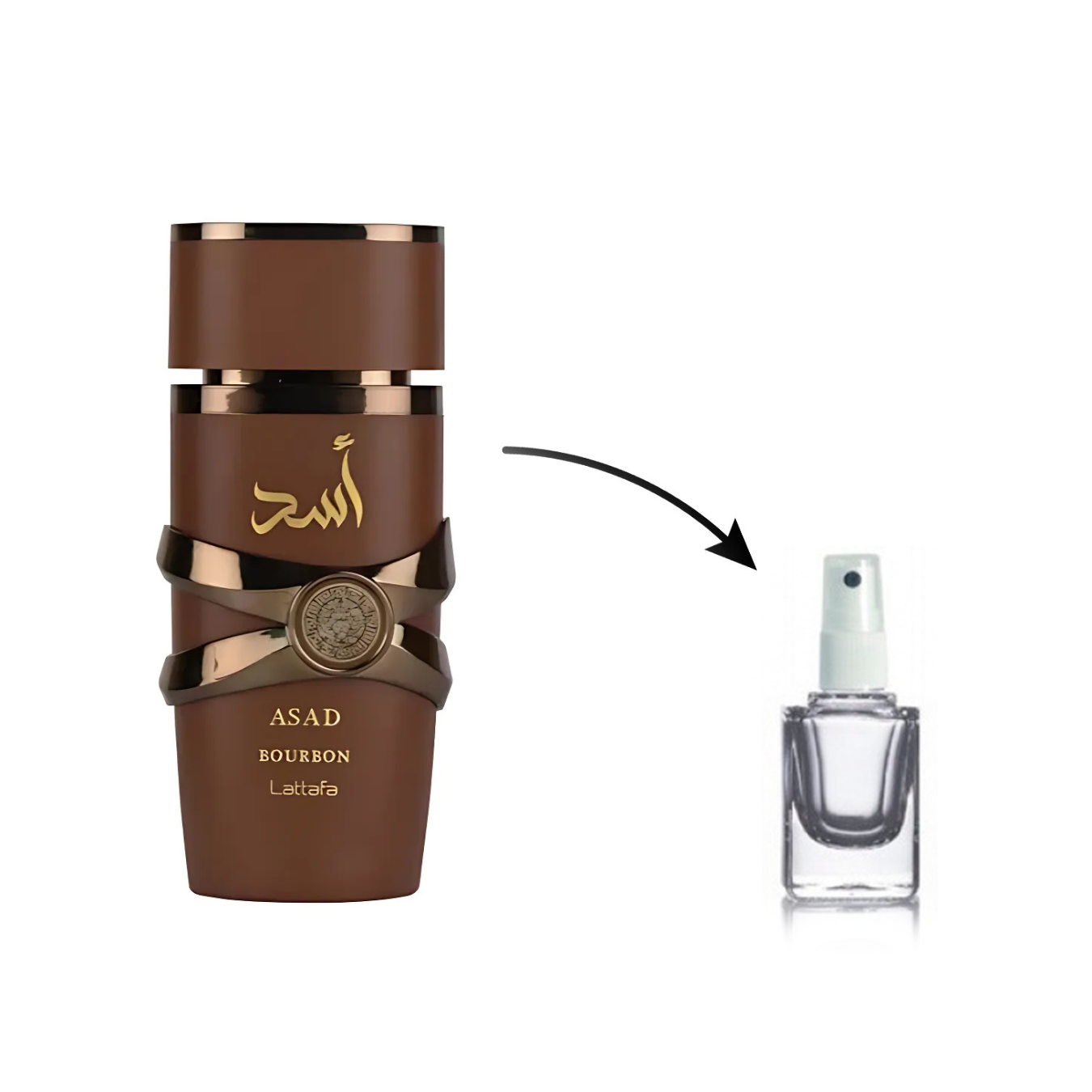 Perfume Árabe Lattafa Asad Bourbon (Decante)