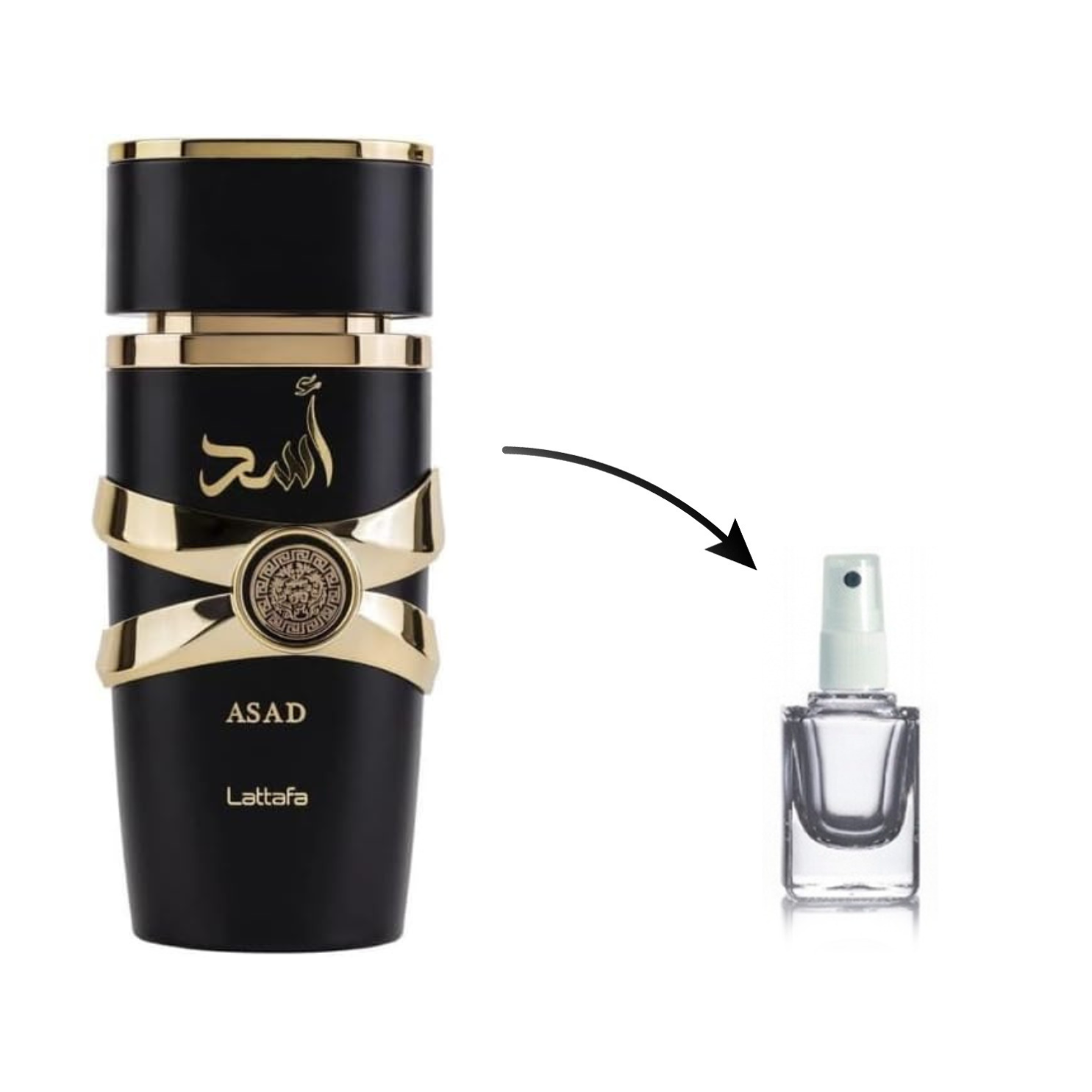 Perfume Lattafa Asad Masculino Fragrância (Decante)