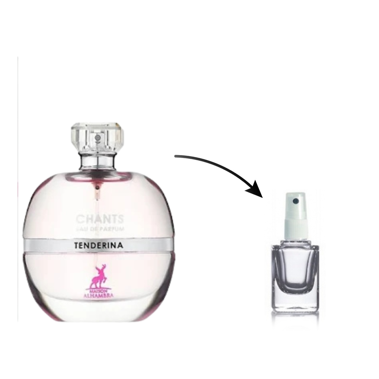 Perfume Árabe Chants Feminino Floral Frutal Maison Alhambra (Decante)