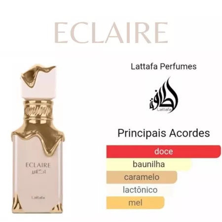 Perfume Eclaire Lattafa Arabe Feminino (Decante) - Imagem 3