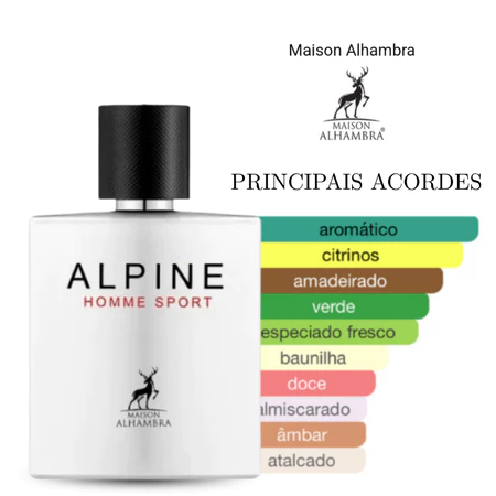 Perfume Árabe ALPINE HOME SPORT Maison Alhambra (Decante) - Imagem 2
