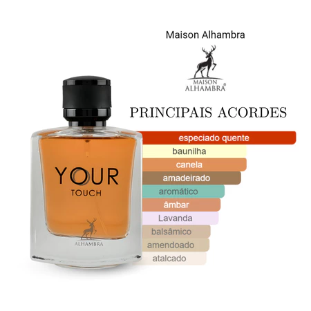 Perfume Árabe YOUR TOUCH FOR MEN Maison Alhambra (Decante) - Imagem 3