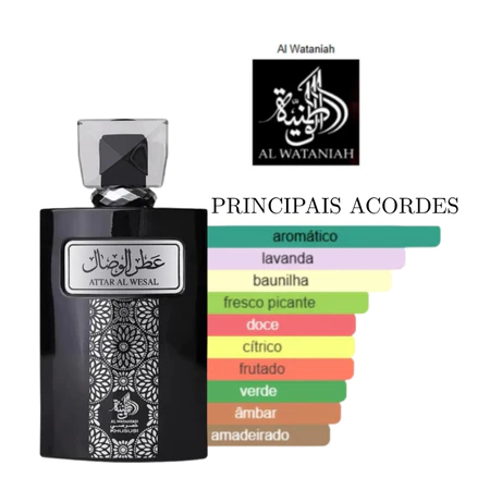 Perfume Árabe Attar Al Wesal Eau de Parfum (Decante) - Imagem 2