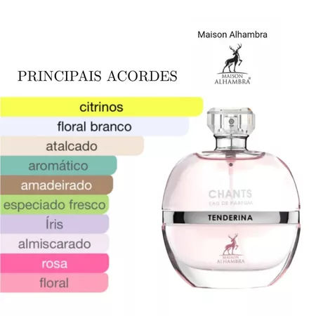Perfume Árabe Chants Feminino Floral Frutal Maison Alhambra (Decante) - Imagem 2