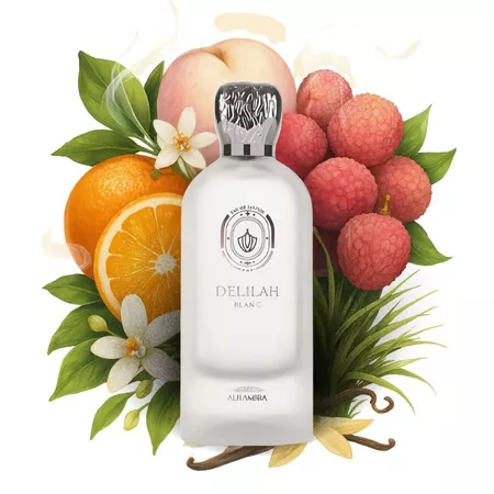 Perfume Árabe Delilah Blanc Feminino Maison Alhambra (Decante) - Imagem 3