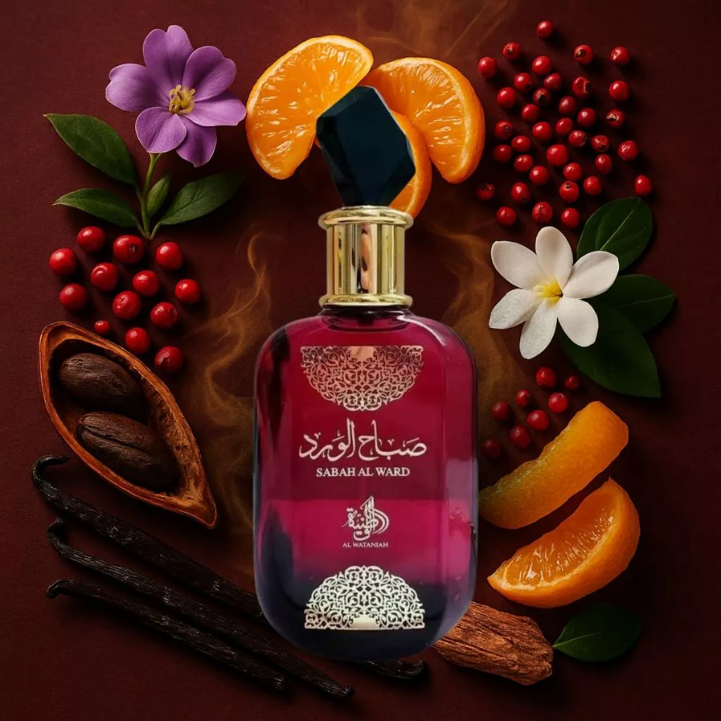 Sabah Al Ward Feminino Roxo Al Wataniah (Decante) - Imagem 4