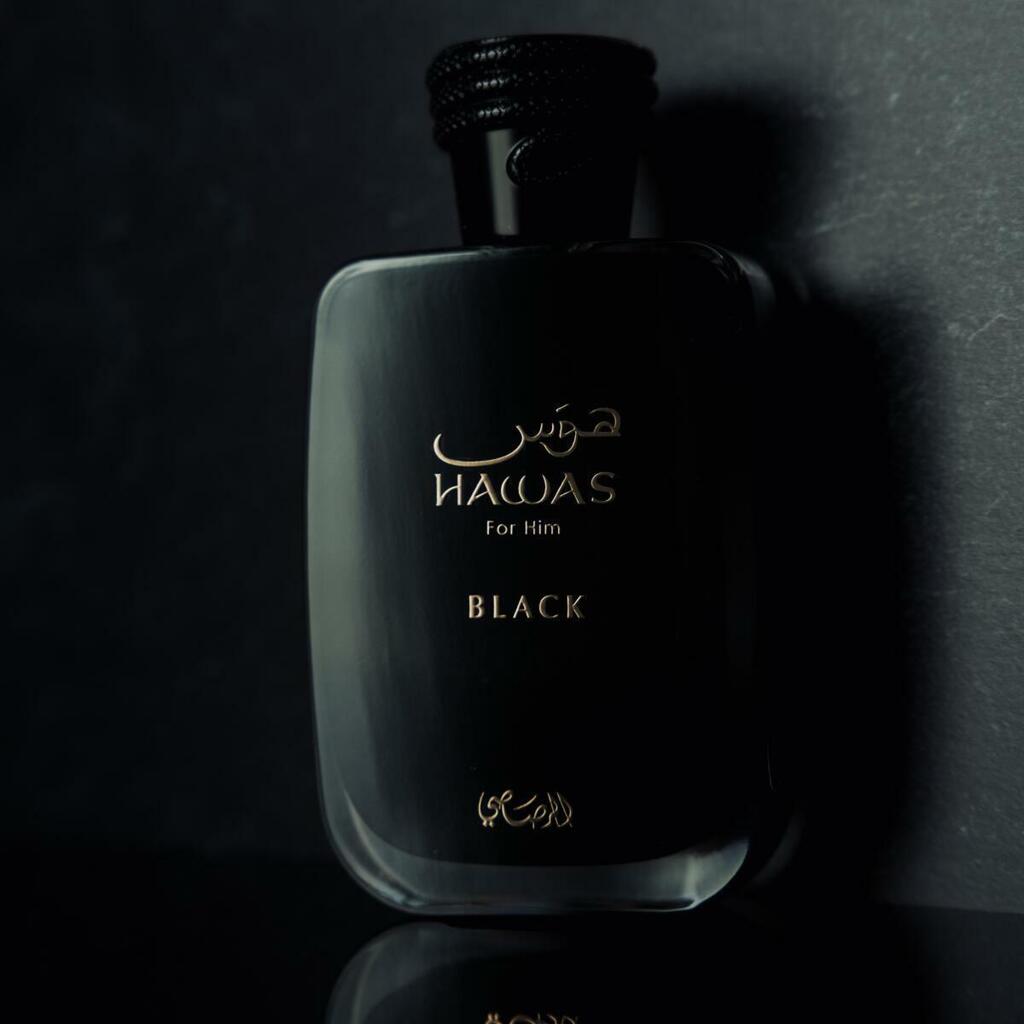 Hawas Black 100ml Rasasi Eau de Parfum - Imagem 4