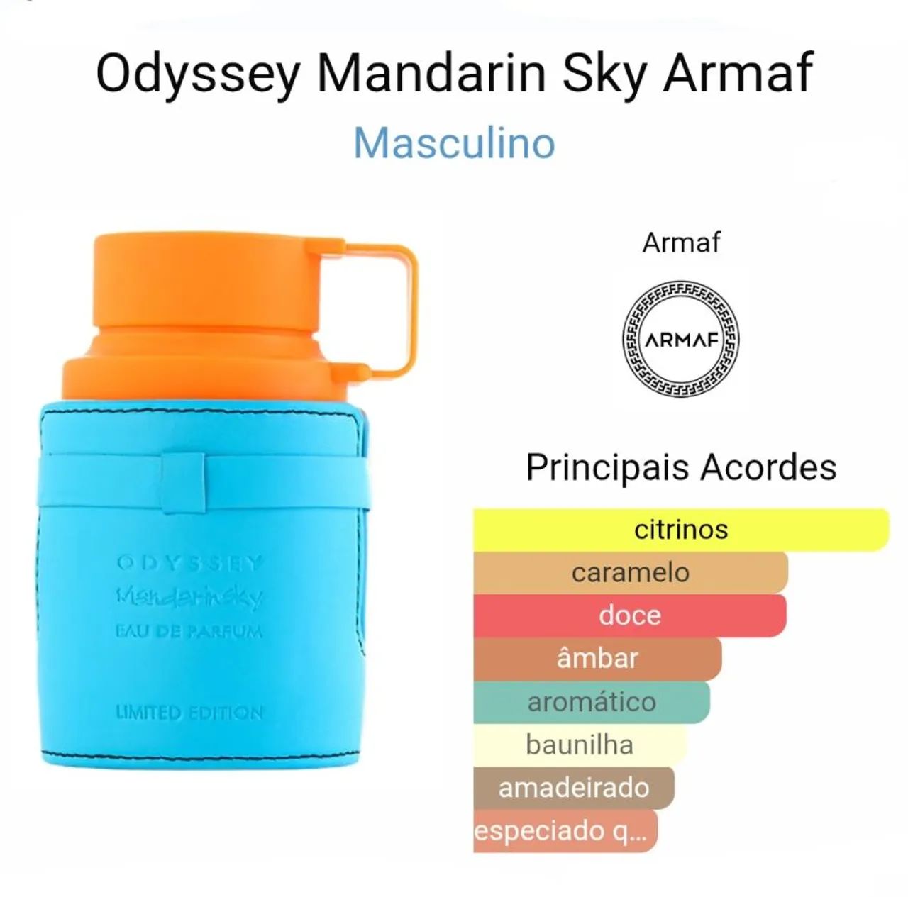 Odyssey Mandarin Armaf Eau de Parfum 100ml - Imagem 3