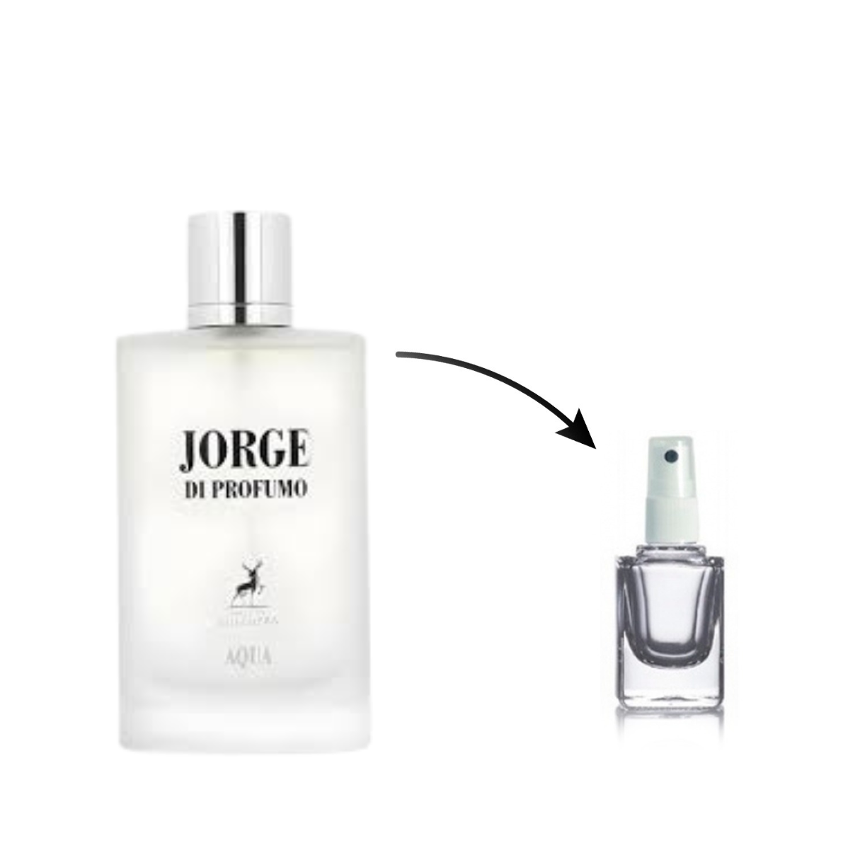 Jorge di profumo aqua (Decante)